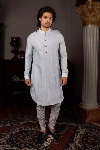 Blue Sharatha Kurta Set