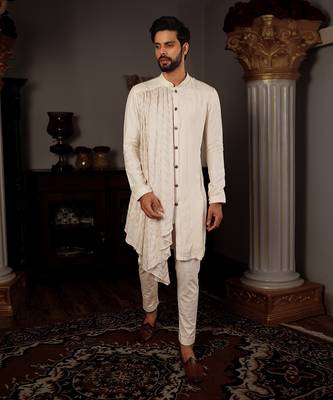White Alya Kurta Set 1