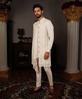 White Alya Kurta Set 2