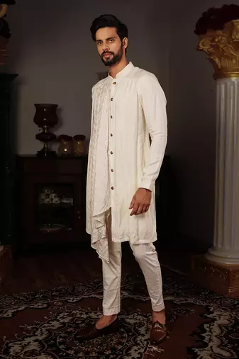White Alya Kurta Set