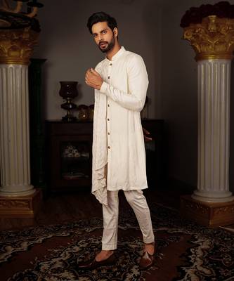 White Alya Kurta Set 3