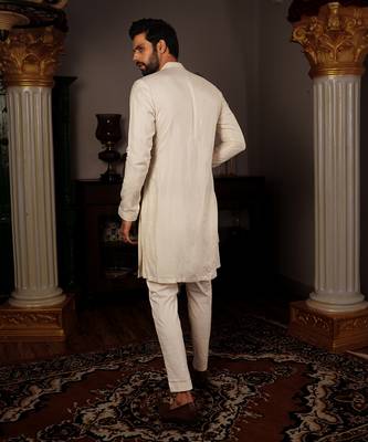 White Alya Kurta Set 4