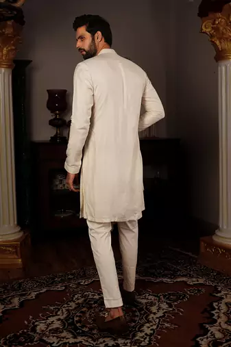 White Alya Kurta Set