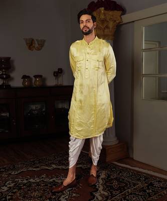 Yellow Dhaya Kurta Set 2