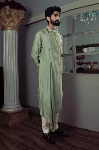 Green Trishti Kurta Set