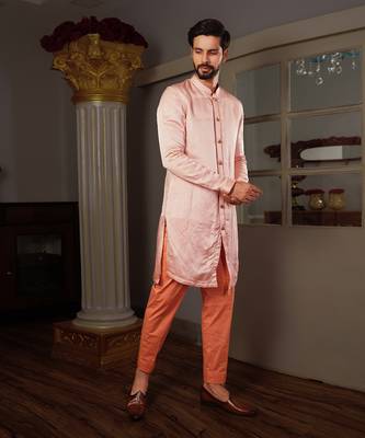 Peach Osha Kurta Set 2