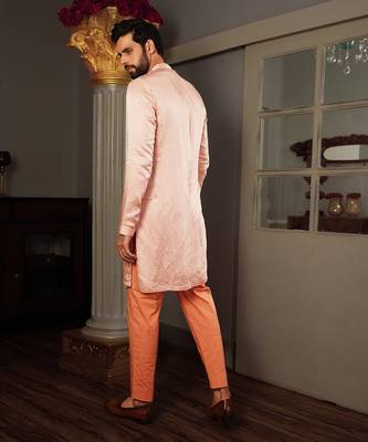 Peach Osha Kurta Set 3