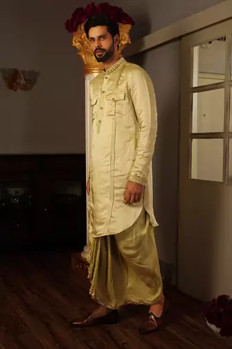 Green Keyshi Kurta Set