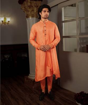 Peach Osh Kurta Set 1