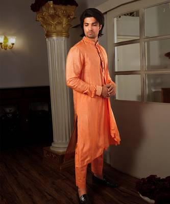 Peach Osh Kurta Set 2