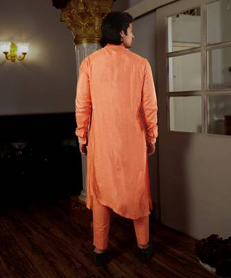 Peach Osh Kurta Set 3