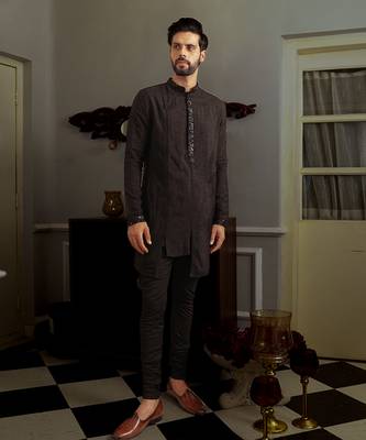 Black Rave Kurta Set 2
