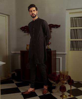 Black Rave Kurta Set 1