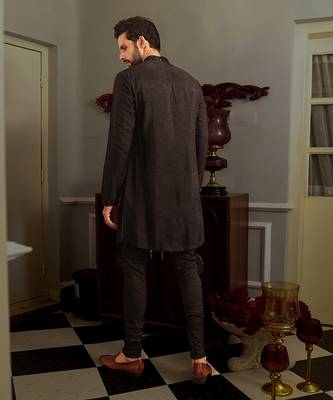 Black Rave Kurta Set 4