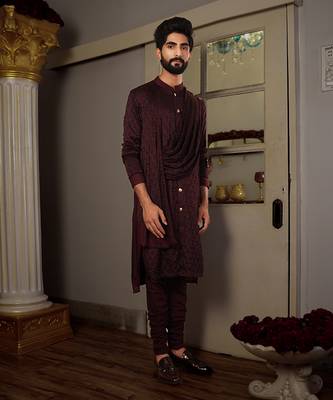 Purple Trish Kurta Set 1