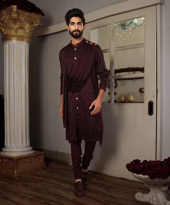 Purple Trish Kurta Set 4
