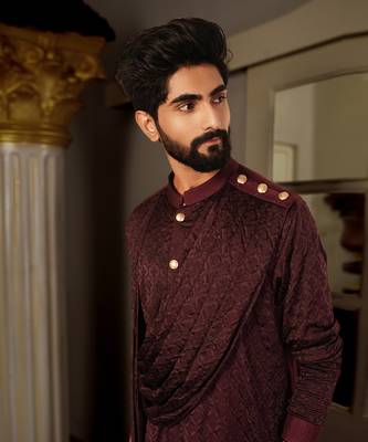 Purple Trish Kurta Set 6