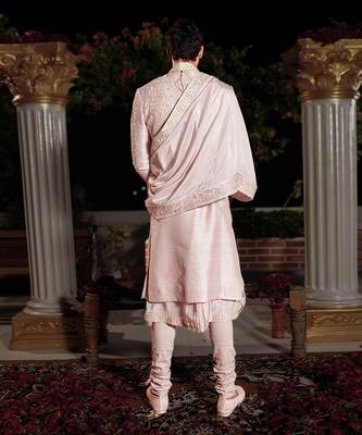 Lavender Bharata Sherwani Set 5