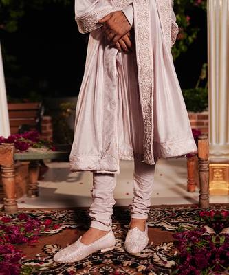 Lavender Bharata Sherwani Set 7