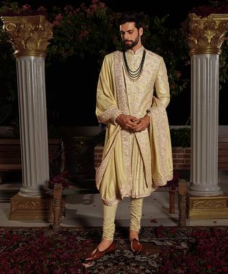 Green Arjun Sherwani Set 2