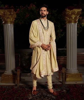 Green Arjun Sherwani Set 3
