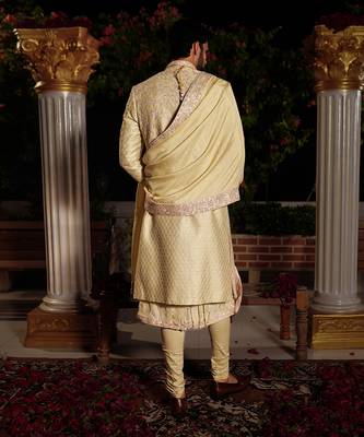 Green Arjun Sherwani Set 6