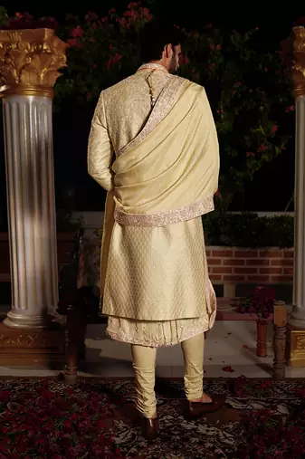 Green Arjun Sherwani Set