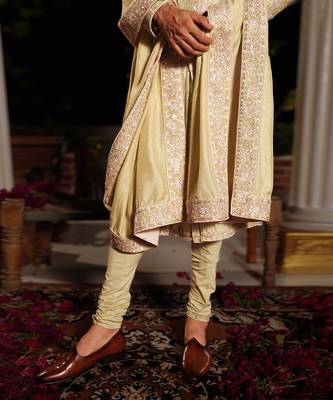 Green Arjun Sherwani Set 7