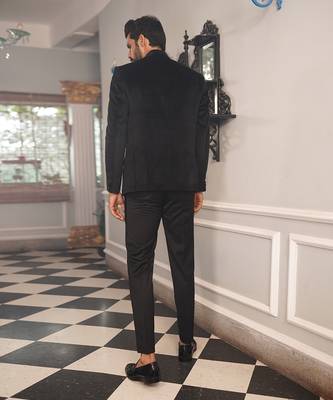 Black Kara Tuxedo Set 4