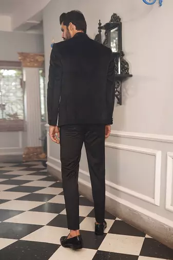 Black Kara Tuxedo Set