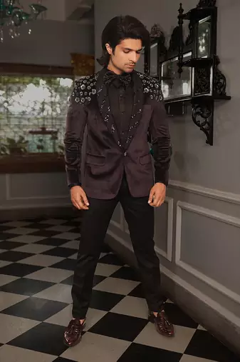 Black Artha Tuxedo Set