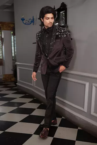 Black Artha Tuxedo Set