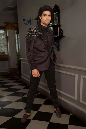 Black Artha Tuxedo Set