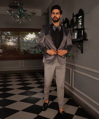 Grey Vali Tuxedo Set 1