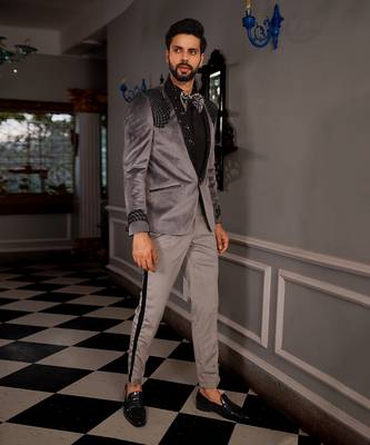 Grey Vali Tuxedo Set 3