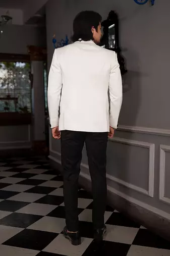 White Rish Tuxedo Set