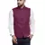 Purple Plain Nehru Jacket for Men Stylish Latest Design Suitable for Ethnic Wear