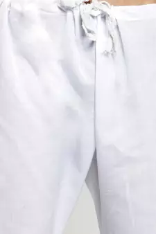 grey cotton kurta set with chikankari jaal embroidery