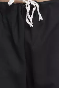 Treemoda Men Embroidered Cotton Chikankari Black kurta-pajama