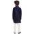 Blue printed pure brocade silk boys-kurta-pyjama by Treemoda