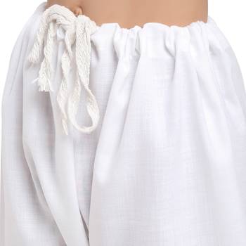 Blue embroidered cotton boys-kurta-pyjama by Treemoda 5