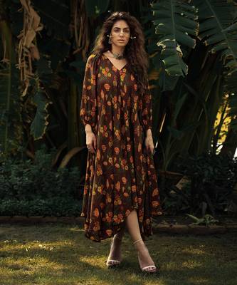 Bageecha Coco Brown Dress 1