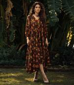 Bageecha Coco Brown Dress