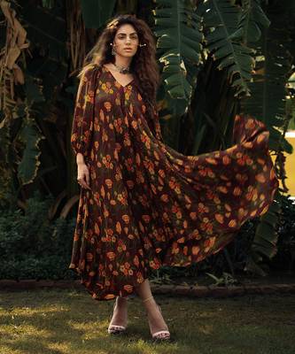 Bageecha Coco Brown Dress 2