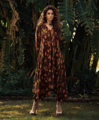 Bageecha Coco Brown Dress 3