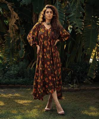 Bageecha Coco Brown Dress 5