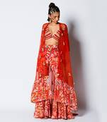 Periwinkle Overlay Cape 2.0