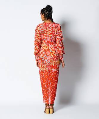 Blossom Drape Dress 4