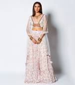 Ivory Moonlight Mist Lehenga Set