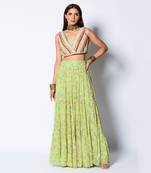 Lime Green Lea Love Lehenga Set